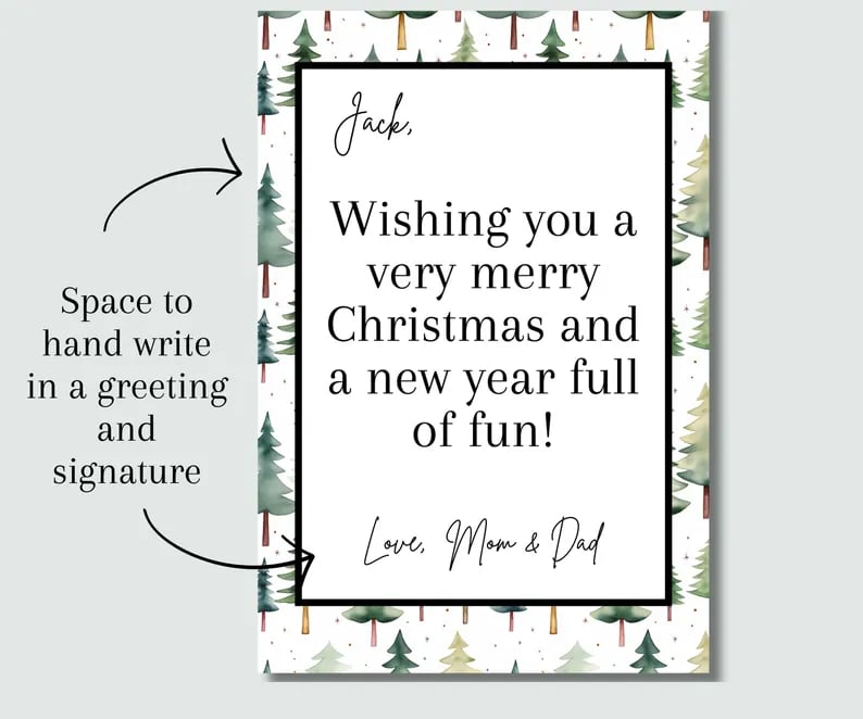 💥LAST DAY SALE 50% OFF💥Christmas Gift Card Book
