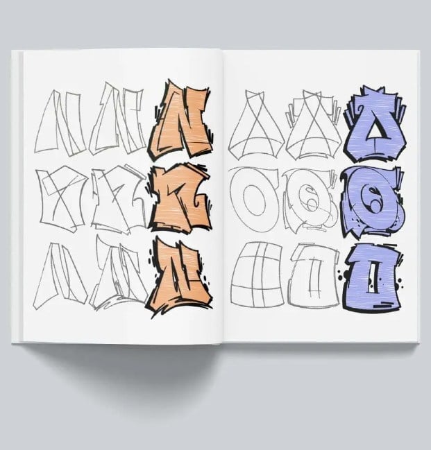 🎨GRAFFLETTERS - COLLECTOR EDITION🔤(📚HARDCOVER)🔥BUY 2 FREE SHIPPING