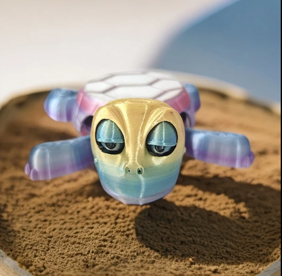 🔥Last Day Promotion 70% OFF💥Interactive 3D-Printed Turtle Coasters