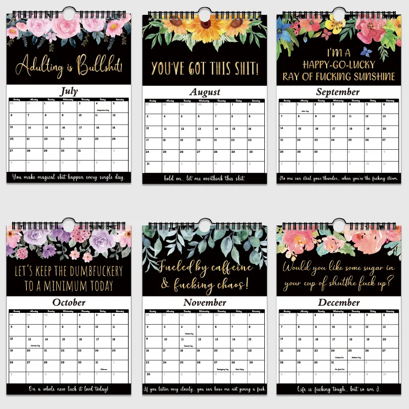 (🔥TikTok Summer SALE) - 2025 Calendar For Tired-Ass Women