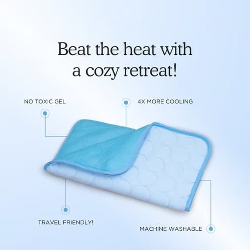 🔥LAST DAY 49% OFF 🧊Dog Cooling Mat (4x more effective)