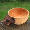 Animal Handmade Wooden Cup - Ready to Ship