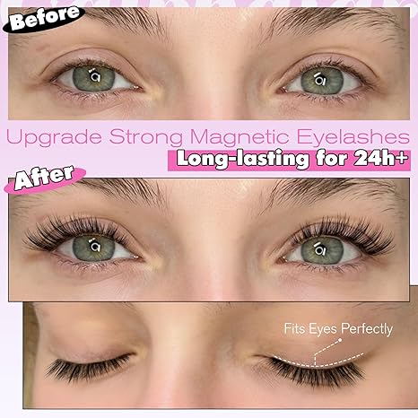 (🔥TikTok Summer SALE)-Premium Magnetic Eyelashes | Easy, Quick, Safe!