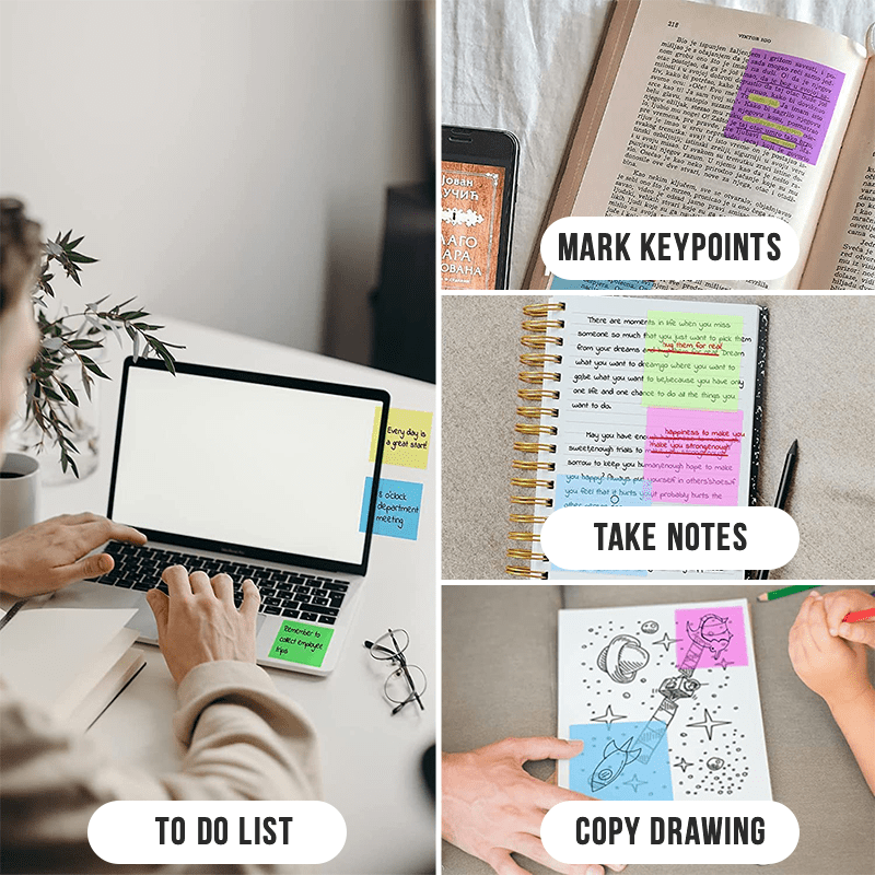 (📕Spring Sale 48% OFF) Magic Transparent Sticky Notes