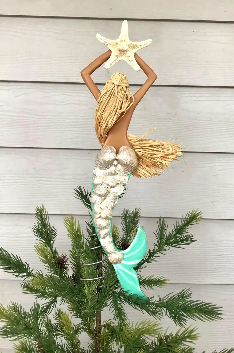 Mermaid tree topper