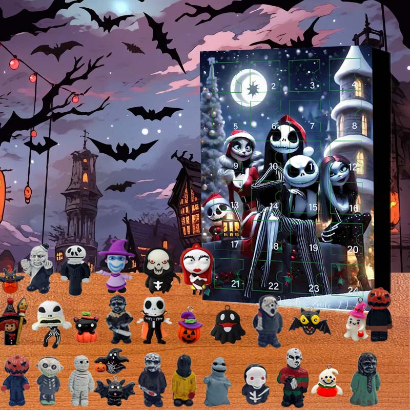 🔥Last Day Promotion 48% OFF-🎁-Halloween Horror Movie Characters Advent Calendar