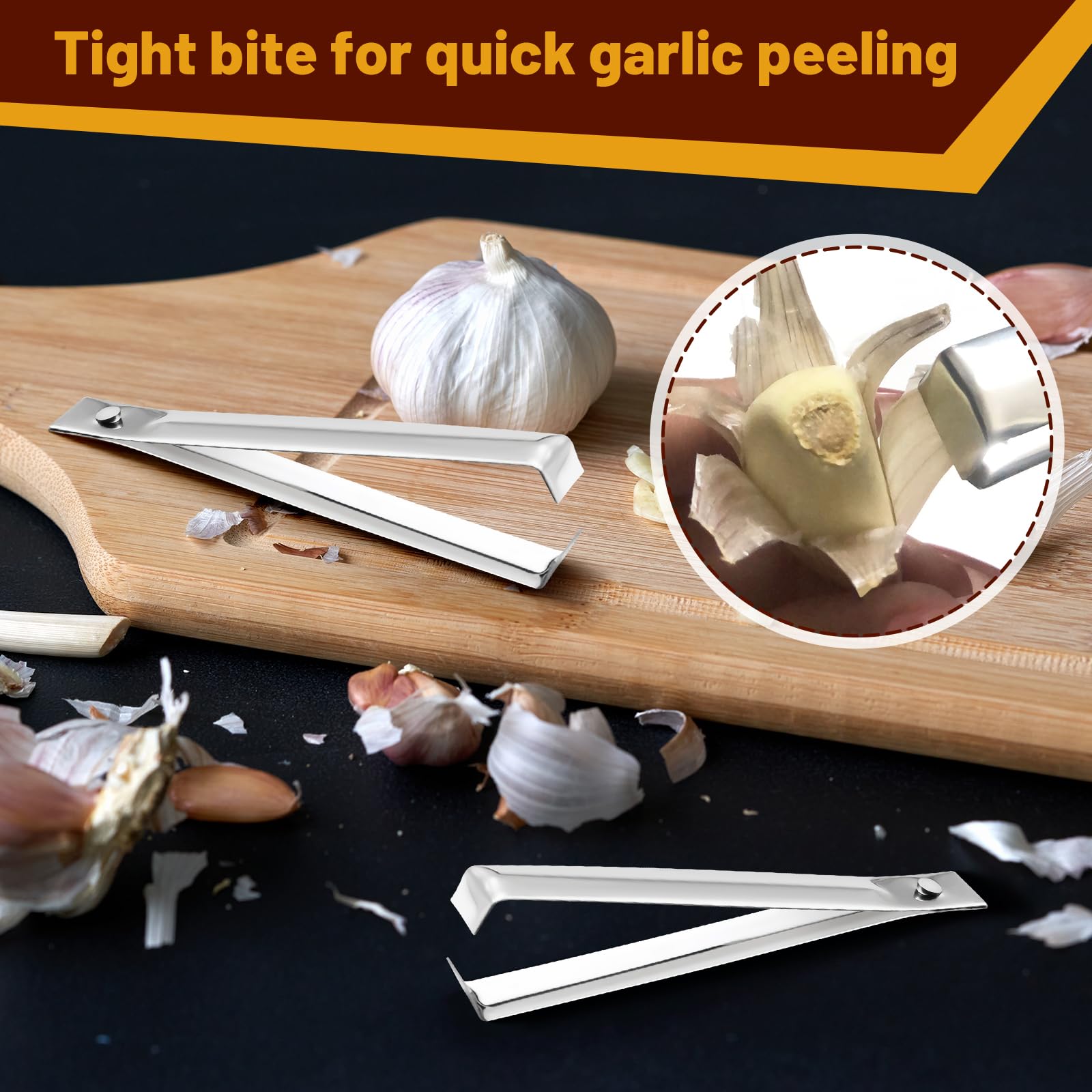 Garlic Tweezer Peeler: Precision and Efficiency