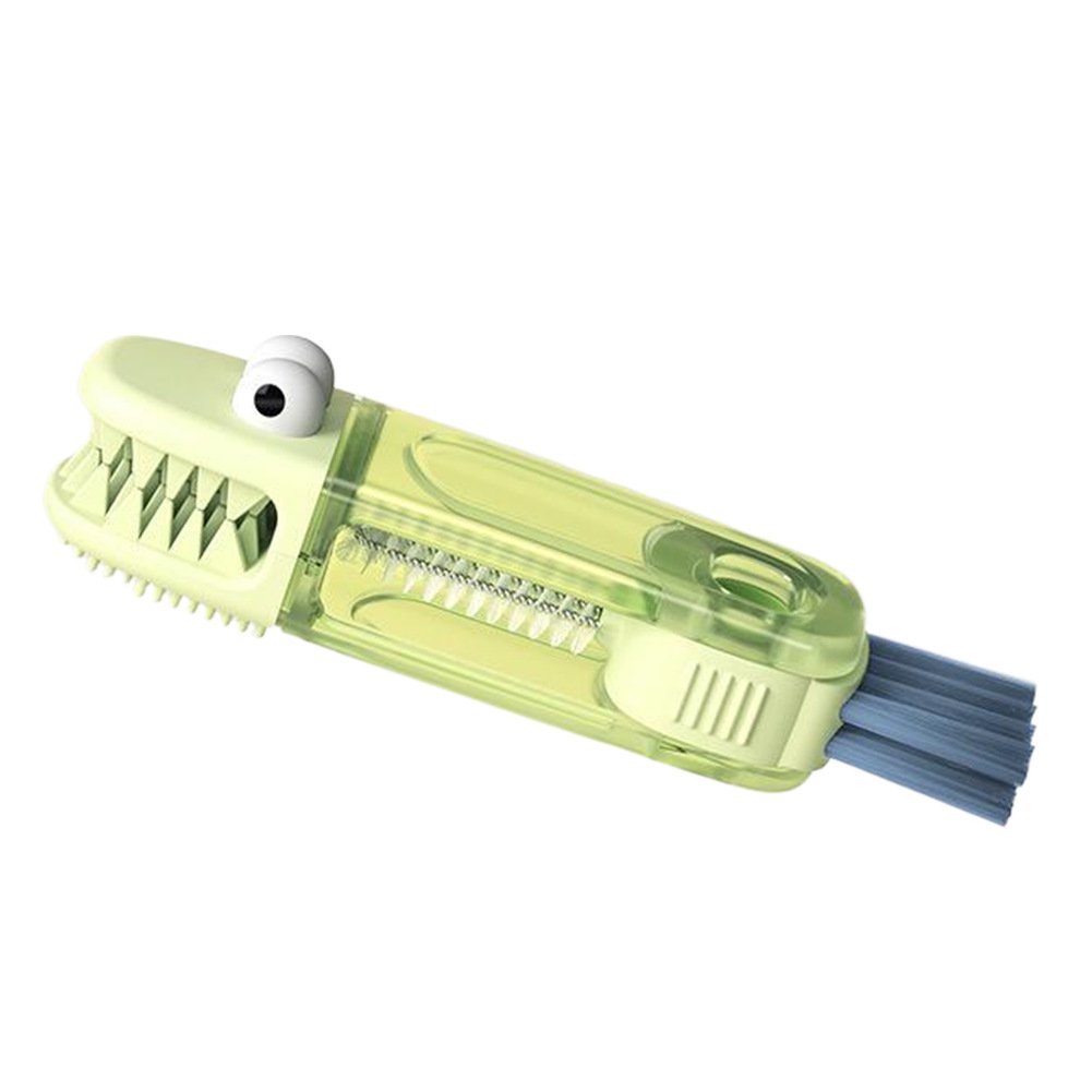 🔥Last Day Promotion 70% OFF🔥Crocodile  Shape 3 in 1 Cup Lid Gap Cleaning Brush⚡Buy 3 Get 3 Free