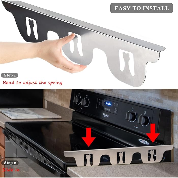 (🎄Early Christmas Sale - 49% OFF)🔥Stove Gap Covers Stainless Steel🔥BUY 2 SAVE 20% OFF