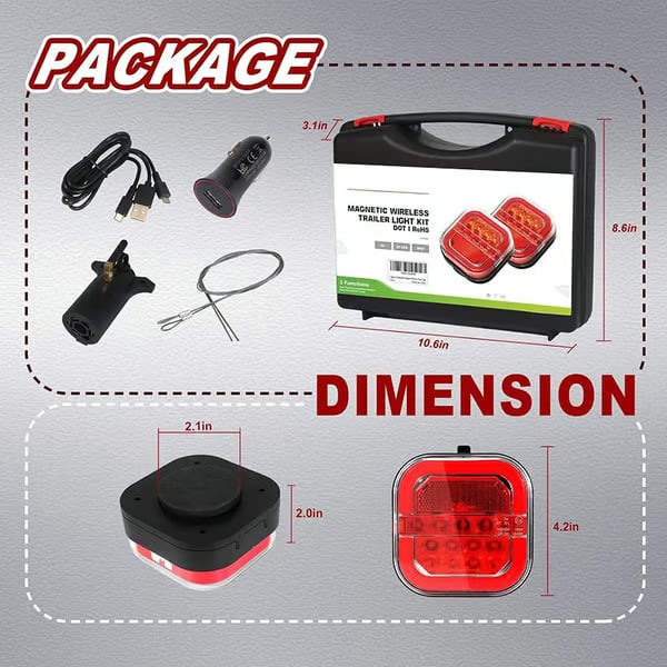 ⚡Wireless Trailer Lights