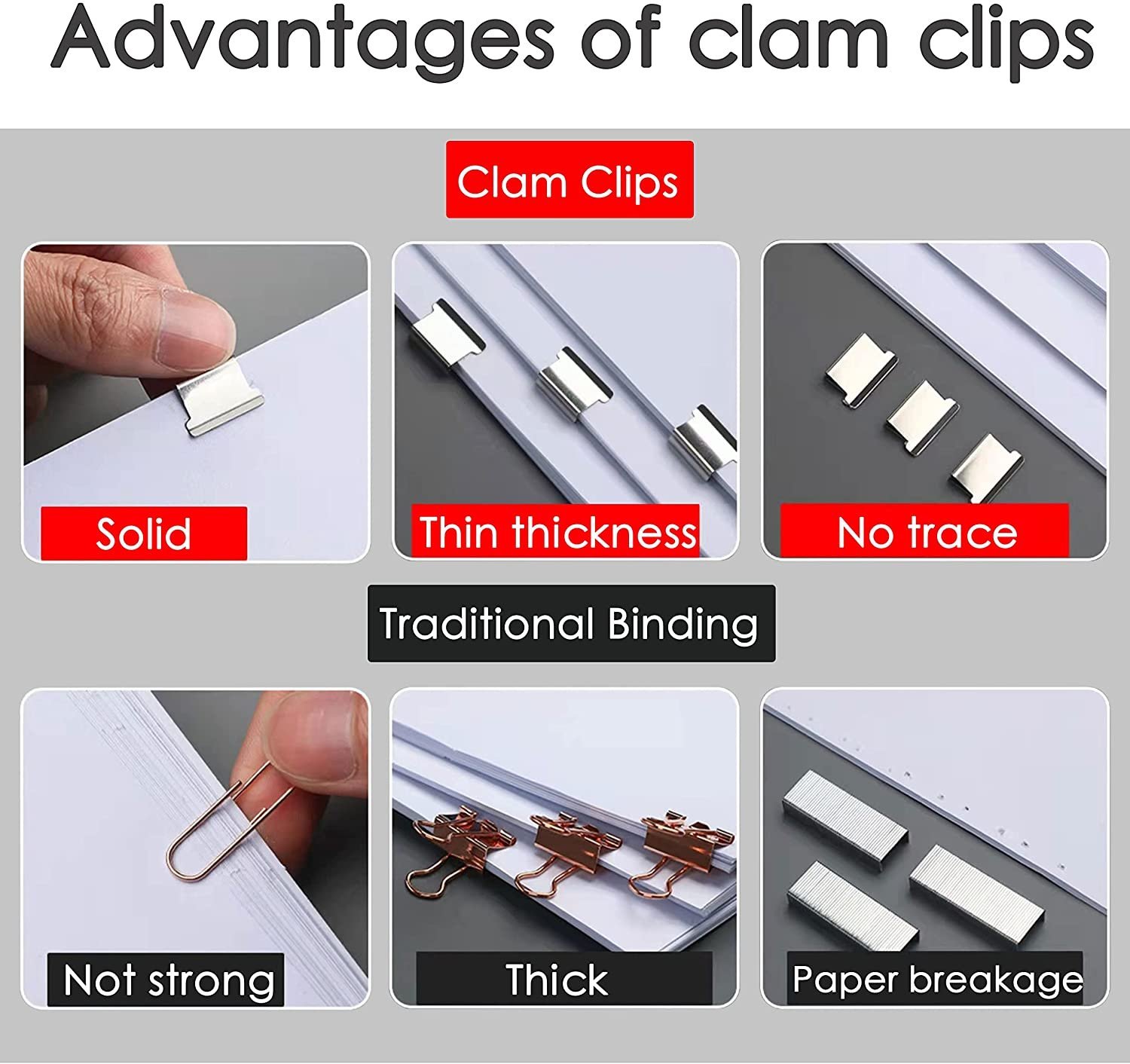 🔥Last Day 50% OFF🔥Reusable Portable Handheld Paper Clam Clip-Buy 3 Get EXTRA 10％ OFF