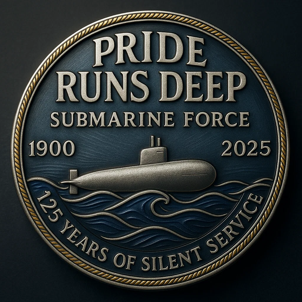 🏆Flash Sale 60% OFF - ⚓ “U.S. Submarine Force 125th Anniversary” Commemorative Coin 🇺🇸