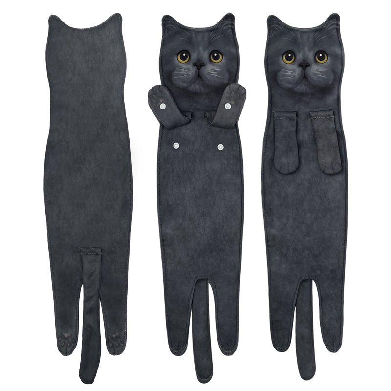 😺Purr-fectly Adorable Cat Hand Towel🐾