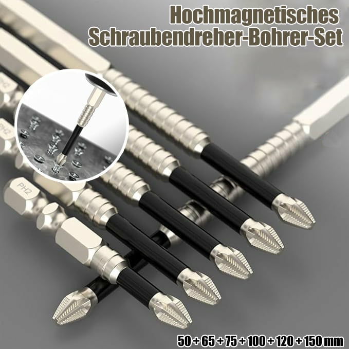 🔥Hochmagnetisches Schraubendreher-Bohrer-Set
