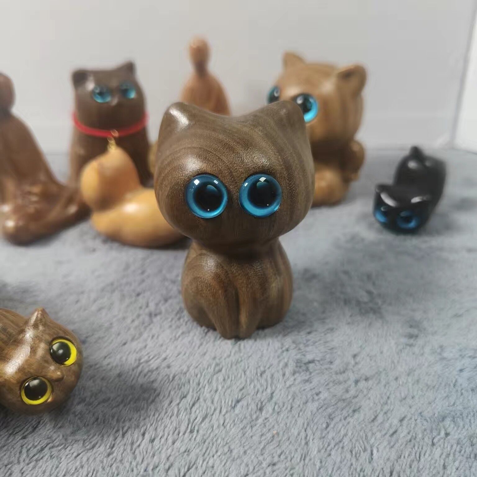 ❤️(Mother's Hot Day Sale - 50% OFF) Sandalwood Hand-carved Wood Cat - Buy 6 Get Extra 20% OFF&Free shipping