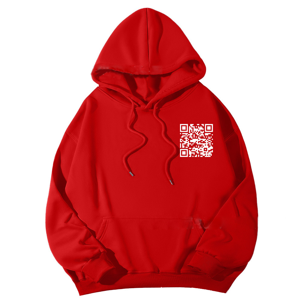 🔥Last Day Promotion 48% OFF-🎁-Funny FU QR Code Hoodie(Buy 2 Get Free Shipping)