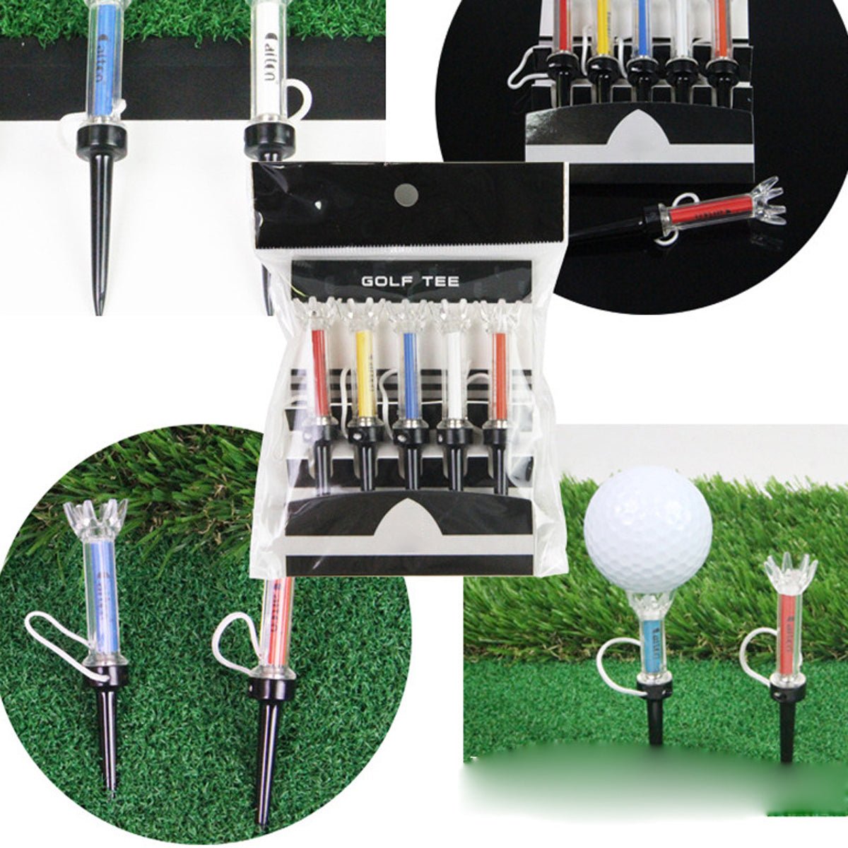 (🌲Early Christmas Sale- 50% OFF) Golf Tee with Magnetic Plastic 360 degree Bounce