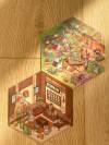Animal Sticker Scene, DIY 3D Autumn BBQ|Birthday Party|Mooncake Factory|Living Room