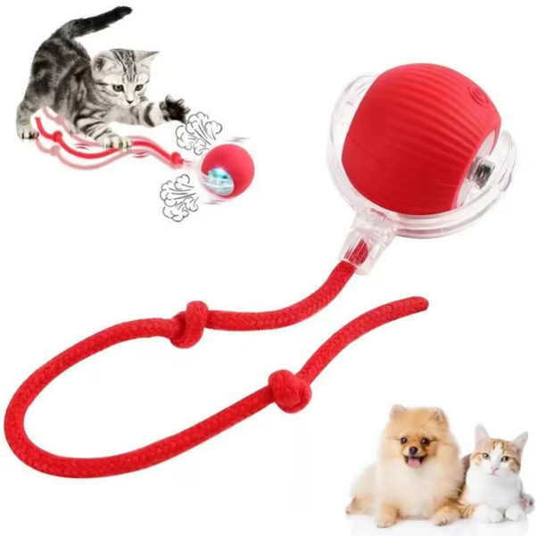 🔥Letzter Tag 49 % Rabatt🔥Interaktives Spielzeug Ball Automatisches Haustier-Übungsspielzeug!😻