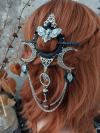 🔥LAST DAY 50% OFF🧙‍♀️Handmade Goddess of the Night Witchy Hair Pin