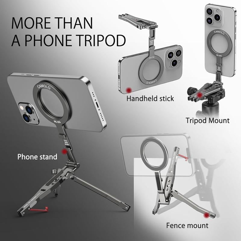 ✨LAST DAY SALE 50% OFF🔥Magnetic Pocket Phone Tripod Foldable with Hook