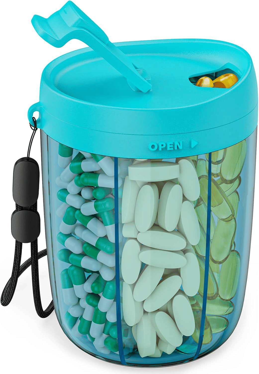 💥LAST DAY SALE 50% OFF💥Pill Dispenser Bottle⚡BUY 2 FREE SHIPPING