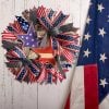 🏵100% Handmade American Patriotic Star Wreath(Mariana Smith Handmade®)
