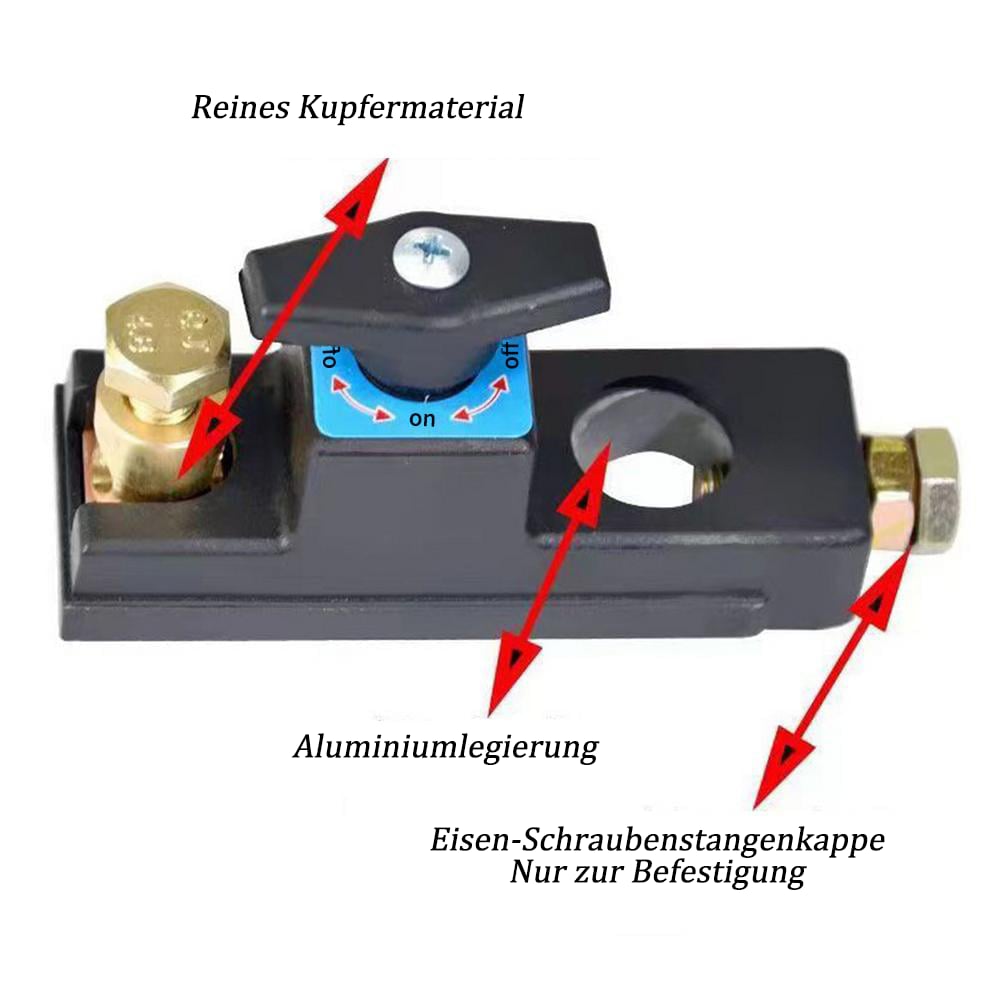 🎁Letzter Tag 49 % Rabatt🔥Autobatterie-Trennschalter