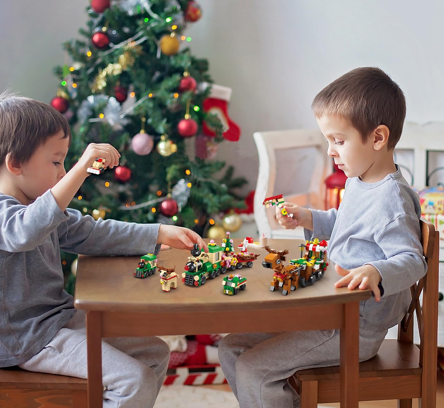 🎅2024 Early Christmas Sale🎁 Advent Calendar Christmas Building Blocks Set