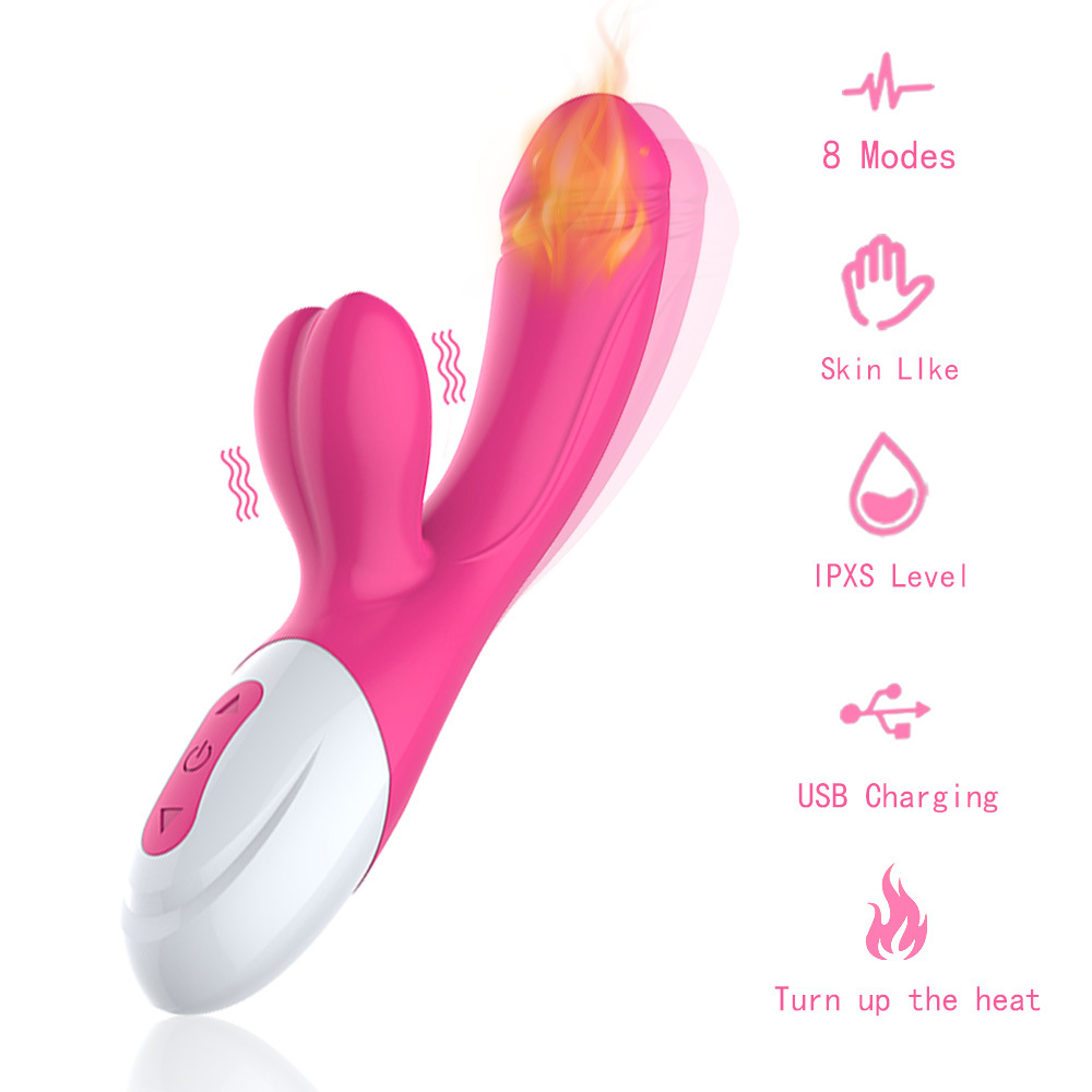 SHEMESIX -Female Masturbation Vibrator-Clitoris G-spot Stimulation Heated Massage Vibrator