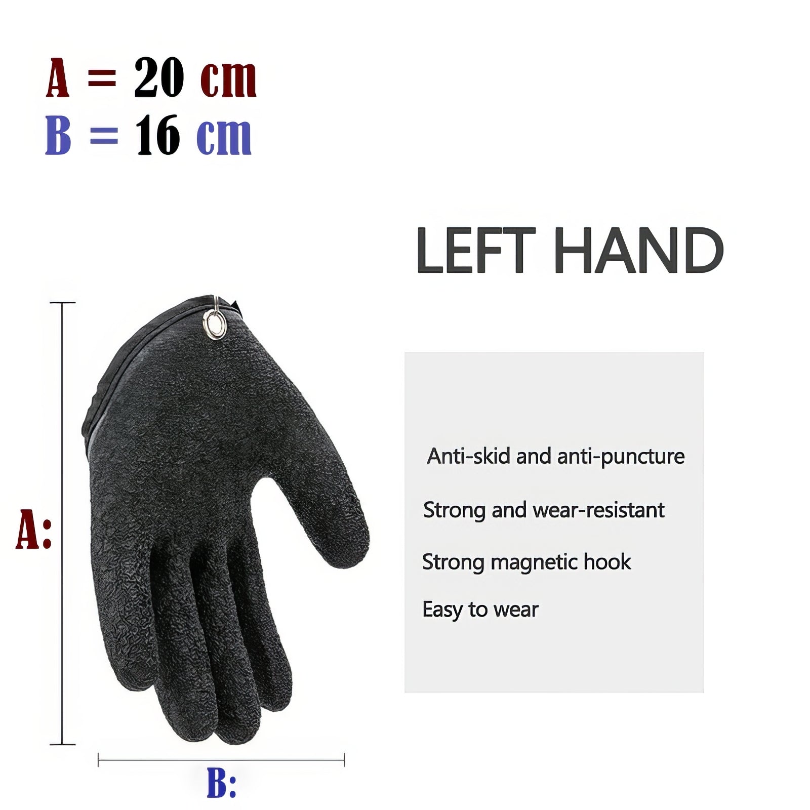 🎣 Summer Sale-40% OFF🐠Coated Fishing Gloves Left/Right