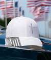 🙏Charlie Memorial💙Jesus 3 Nail Crown of Thorns Embroidered Typhoon Adjustable Christian Hat✝️