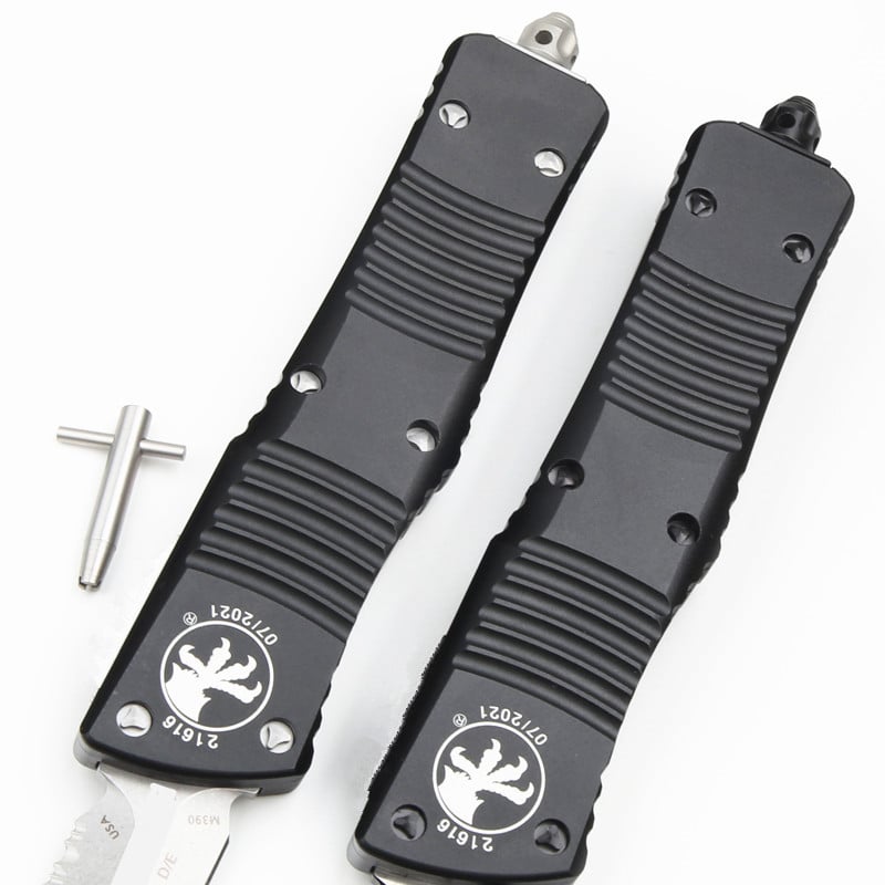 Microtech D2 Steel Aviation Aluminum Tactical Camping Self-Defense Knife