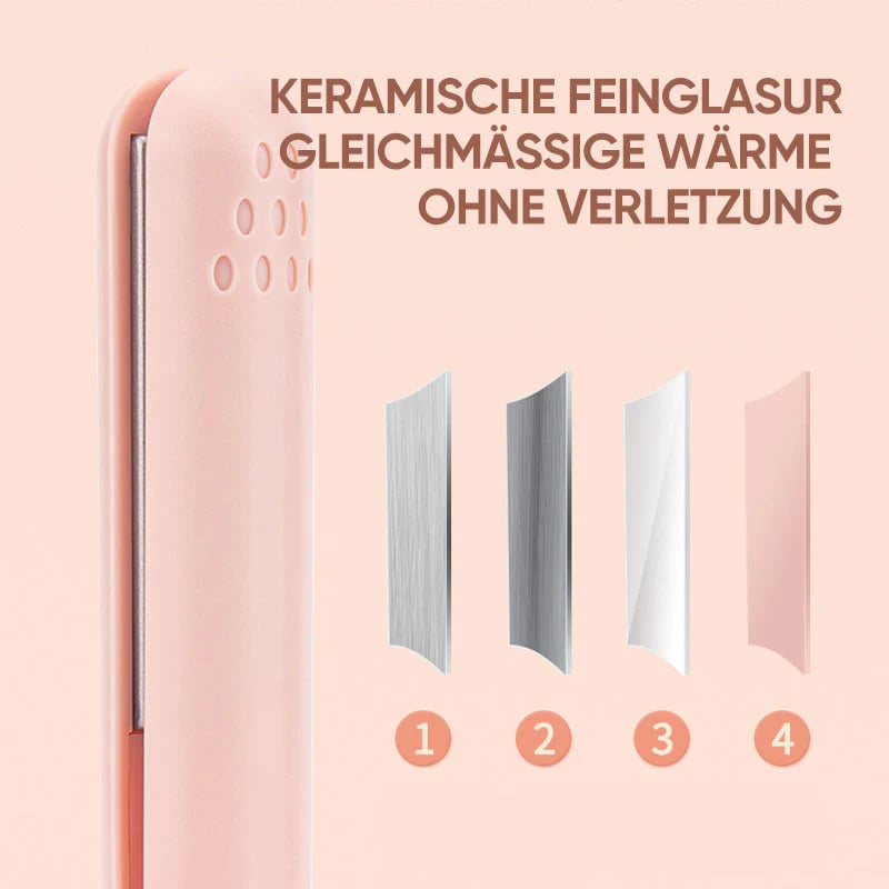 🔥Oaealn™ Mini-Lockenstab mit doppeltem Verwendungszweck