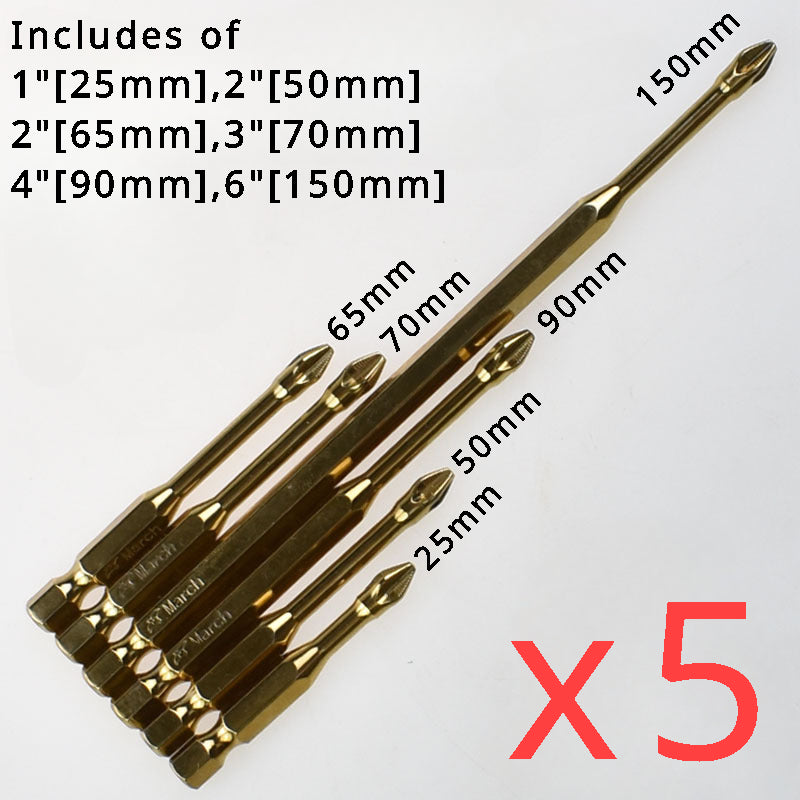 2024 Magnetic Screwdriver Bit(S3 Alloy Steel)