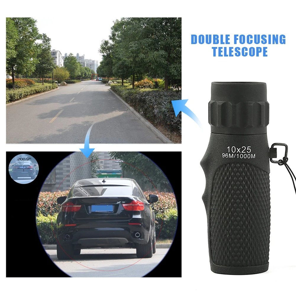 Pocket Portable Telescope Monocular 7X18 /10-30*21Mini Optics Night Vision Spotting Scope