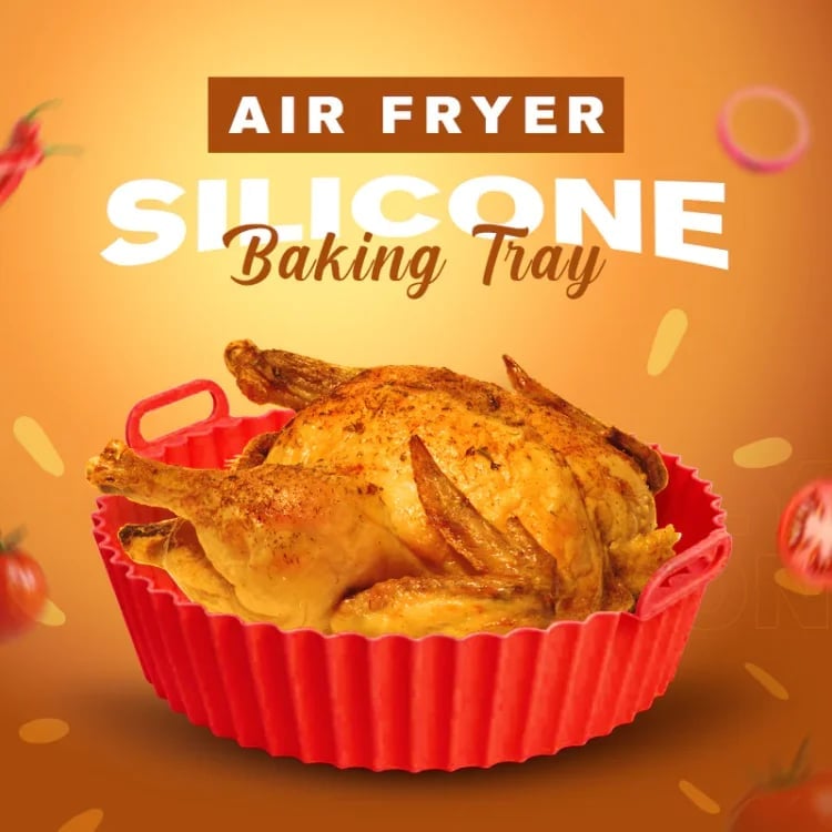 (🌷EARLY MOTHER'S DAY SALE - 60% OFF)Air Fryer Silicone Baking Tray（💥Buy 3 Get 2 Free & FREE SHIPPING）