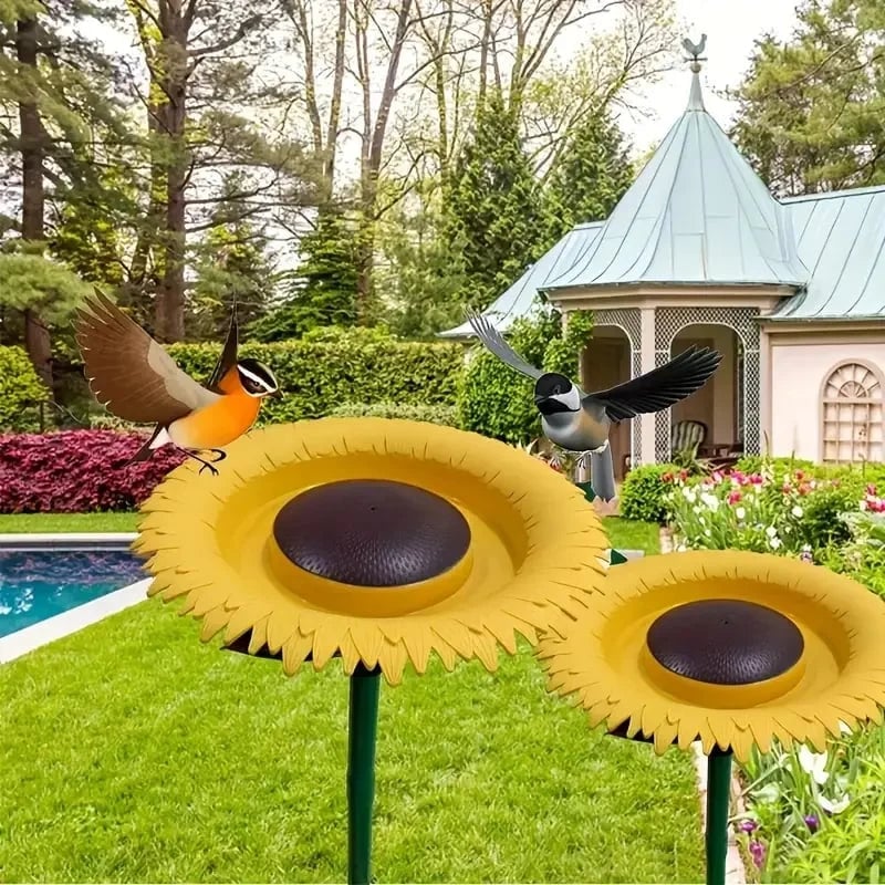 Last Day 49% OFF  🌻Sunflower Standing Bird Feeder