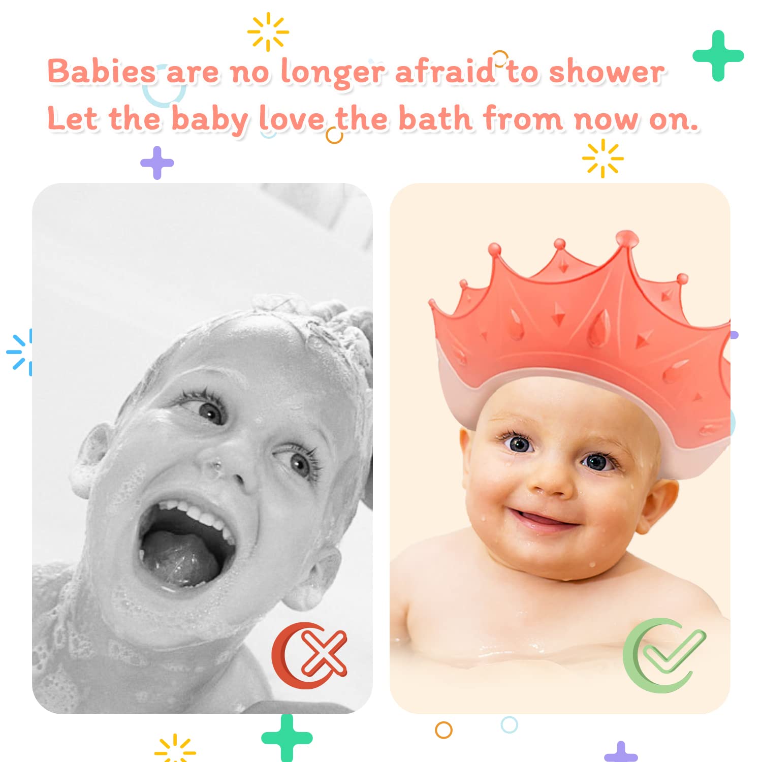 (🔥Mother's Day Sale - 50% OFF) Baby Shower Cap Shield 👍BUY 2 (GET 2 FREE NOW)