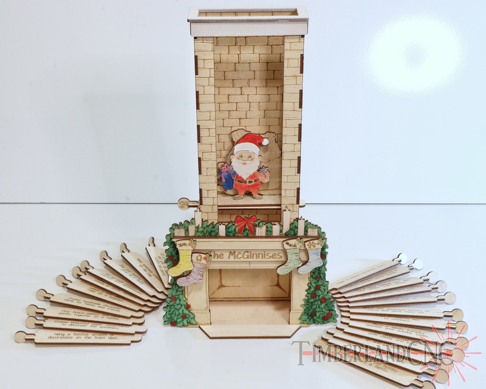 (🎄Early Christmas Sale - 49% OFF) 🎅Santa in Chimney Advent Calendar, 🔥Buy 2 Free Shipping