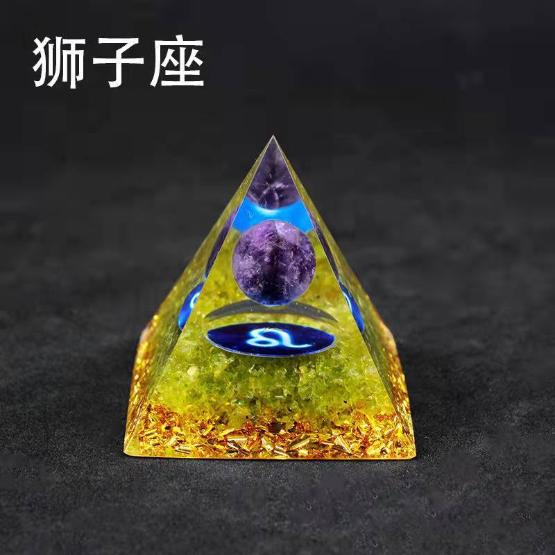 12 Constellation Orgone Crystal Pyramid