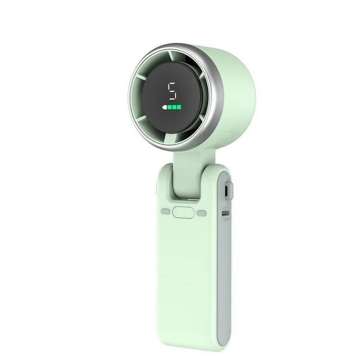 💥Portable Handheld Turbo Fan, 5 Gear Wind,4000mAh Battery Operated