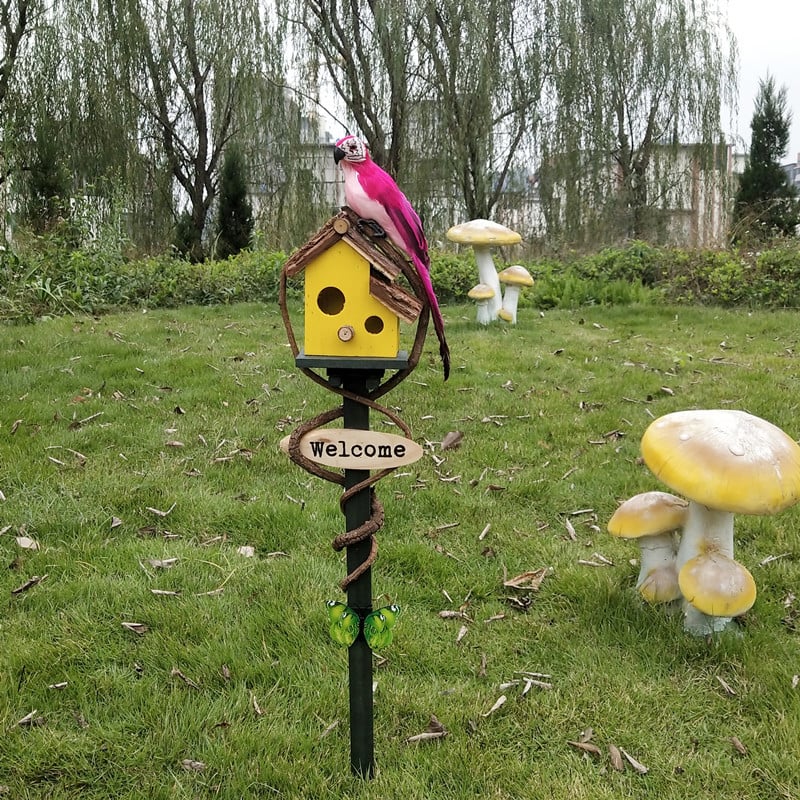 🐝September Special: 50% off! Handmade outdoor birdhouses and garden decorations