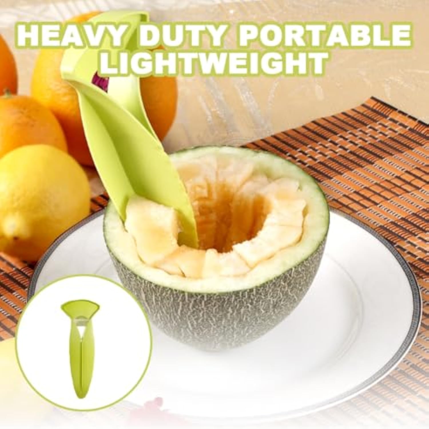 💥LAST DAY SALE 50% OFF🍈2Pcs Melon Cutting Tool