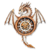 🔥Last Day 49% OFF - Ancient Dragon 3D Wooden Puzzle Clock DIY Craft Kit🐉