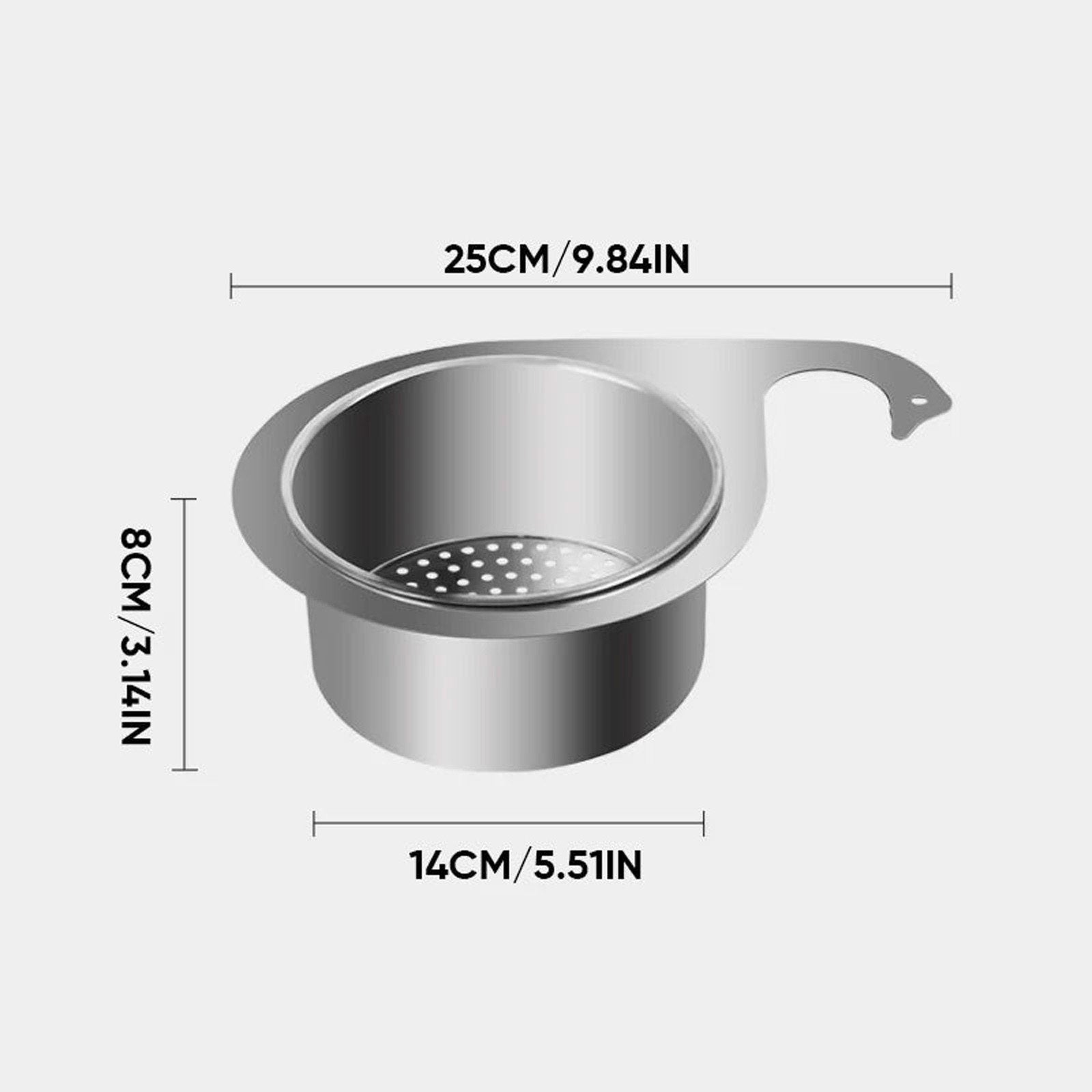 🔥Last Day Promotion 70% OFF🔥Stainless Steel Swan Sink Strainer Basket