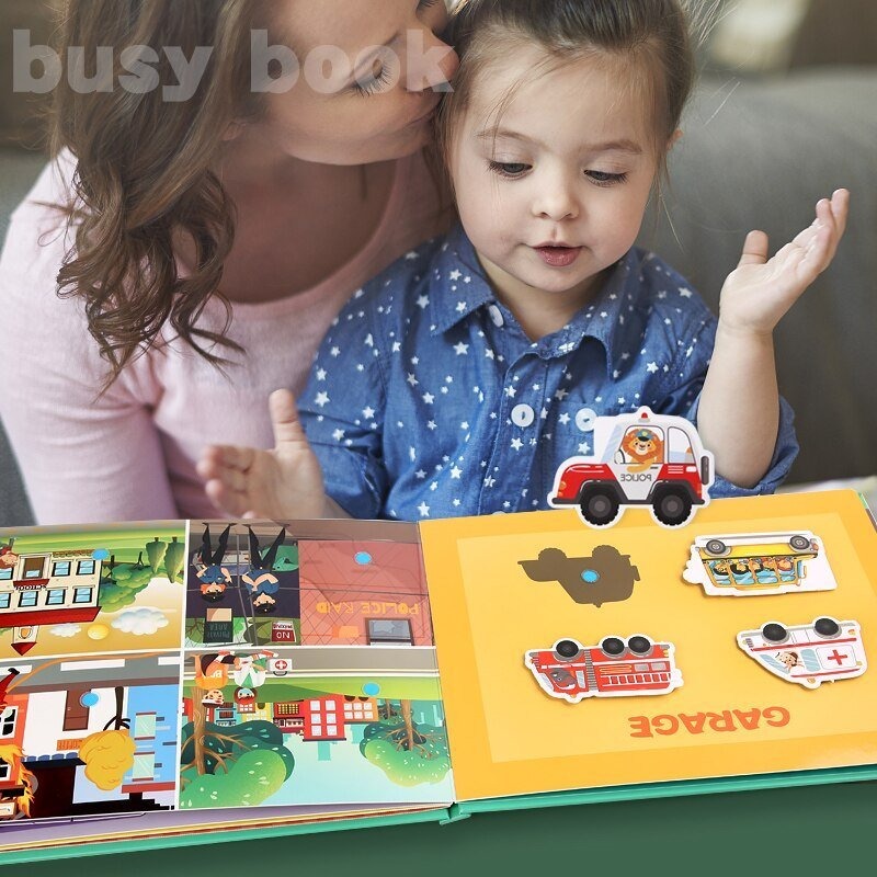 (🔥Mother's Day Hot Sale - Save 50% OFF) Montessori Busy Book For Kids To Develop Learning Skills-Buy 4 Get Extra 20% OFF