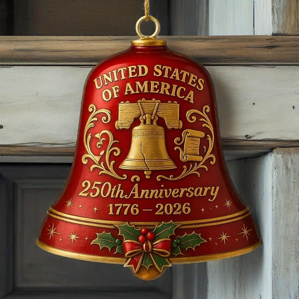 ⏰LAST DAY SALE 50% OFF🔔United States 250th Anniversary Bell Ornament