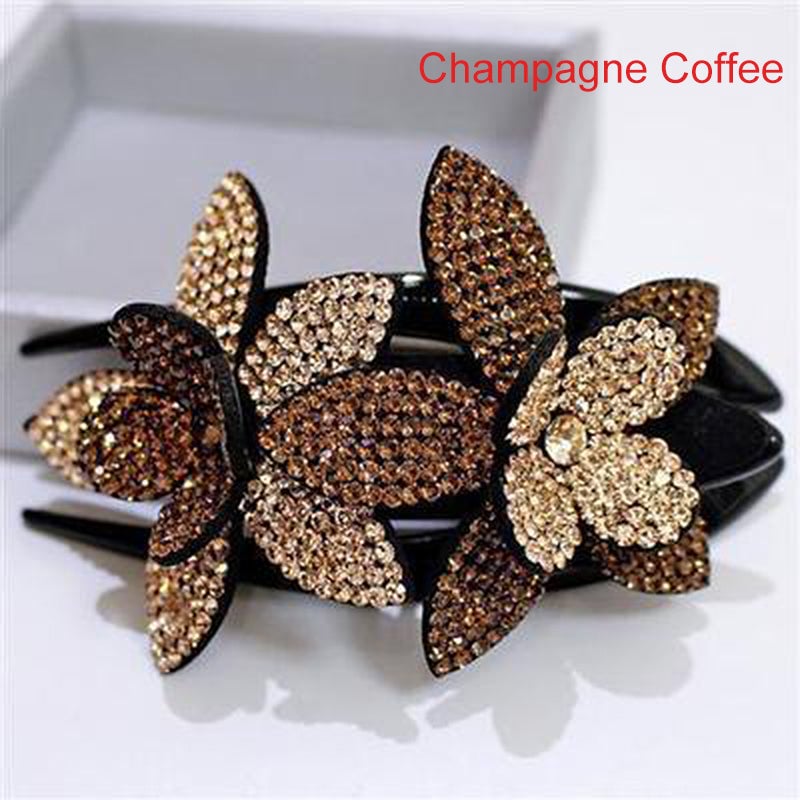 Christmas Hot Sale 48% OFF - Rhinestone Double Flower Hair Clip