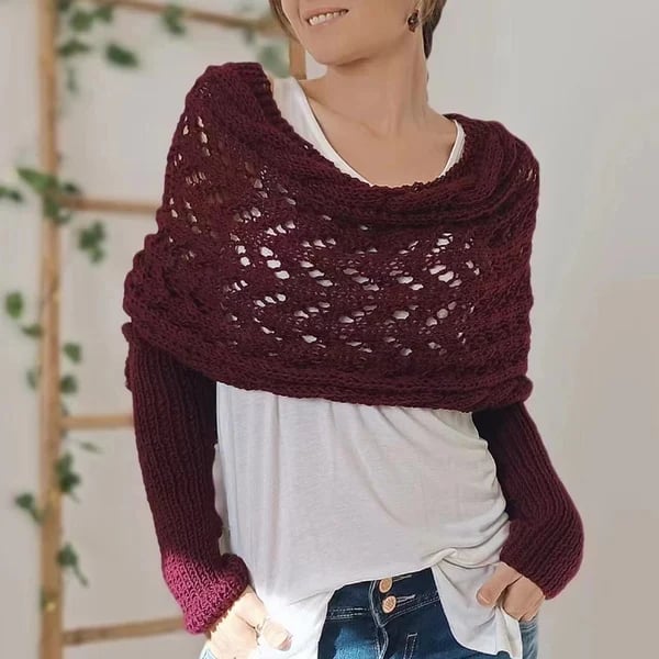 🔥Last Day Promotion 60% OFF🔥Knitted Wrap Shrugs⚡Buy 2 Free Shipping